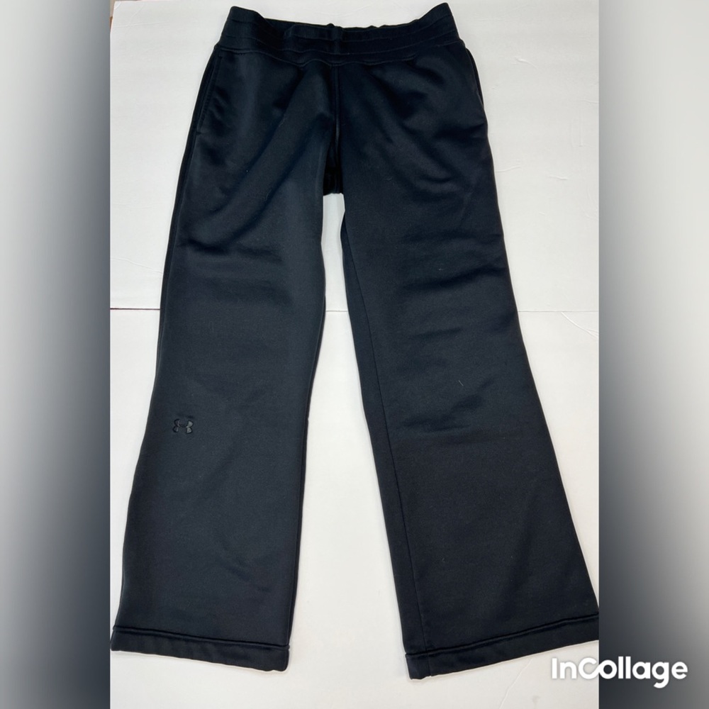 Women’s Under Armour Storm Semi Fitted Sweatpants Black Small 1239181